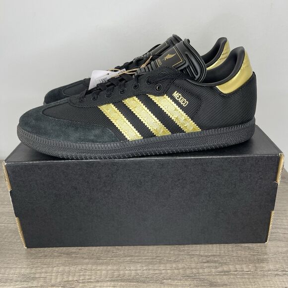 Adidas Samba “Mexico 2025 Kit” Black Colorway Men’s Size 6.5 Authentic JH5656 - Picture 2 of 8
